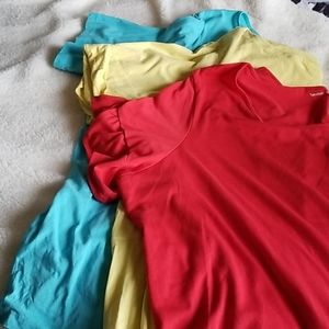 Qty3 short sleeve shirts 114